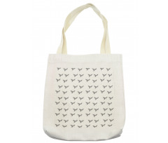 Tattoo Style Black Tote Bag