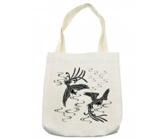 Egyptian Oriental Birds Tote Bag