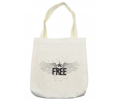 Ink Written Be Free Tote Bag