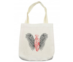 Realist Human Heart Tote Bag