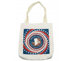 Swirled Stars and USA Tote Bag