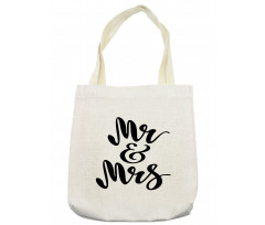 Hand Lettering Pattern Tote Bag