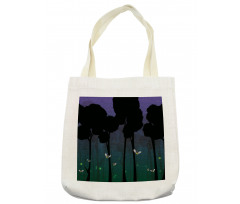 Woodland Night Cartoon Kids Tote Bag