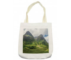 Glencoe Highlands Clouds Tote Bag