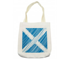 National Flag Scribbled Tote Bag