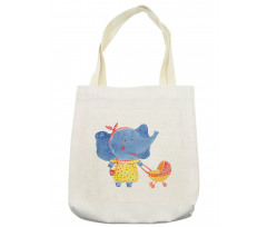 Mother and Baby Tote Bag