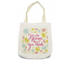 Pastel Circles Inspirationai Tote Bag