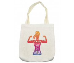 Fitness Strong Woman Tote Bag