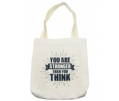 Urban Philosophical Message Tote Bag