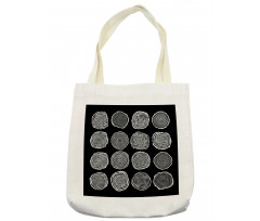 Abstract Whirlpool Timber Tote Bag