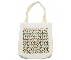 Colorful Butterflies Fun Tote Bag