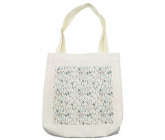 Delicate Plants Flowers Tote Bag