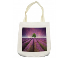 Lavender Fields and Tree Tote Bag