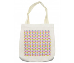 Vivid Symetric Petals Tote Bag