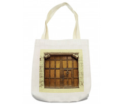 Rustic Style Door Design Tote Bag