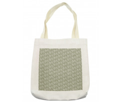 Abstract Banana Leaves Tote Bag