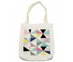 Memphis Geometrical Funky Tote Bag