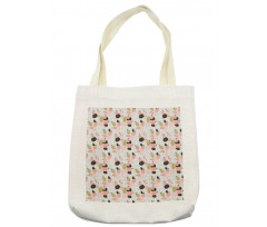 Abstract Cactus Dot Tote Bag