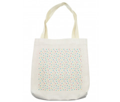 Colorful Tiny Raindrops Tote Bag