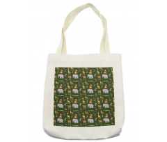 Childish Cartoon Savannah Tote Bag