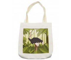 Jungle Animal Fractal Style Tote Bag