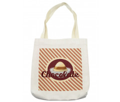 Chocolate Typography Tote Bag