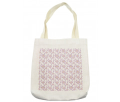 Soft Tone Flowers Romantic Tote Bag