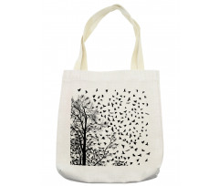 Flying Birds Tree Tote Bag