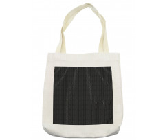 Black and White Stripes Tote Bag