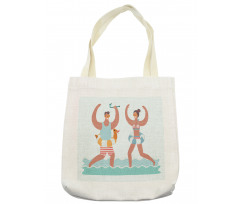 Beach Vibes with Swim Ring Tote Bag