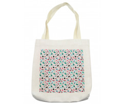 Pineapples Watermelon Fern Tote Bag