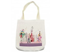 Teens Walking on Street Tote Bag