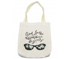 Woodland Reflection Pattern Tote Bag