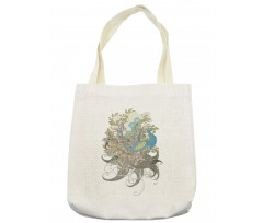 Aquatic Feathers Tote Bag