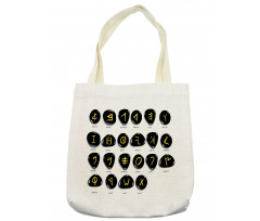 Phoenician Alphabet on Stones Tote Bag