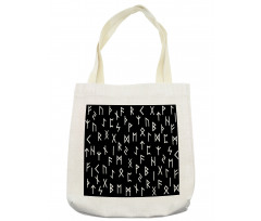 Elder Futhark Symbols Tote Bag