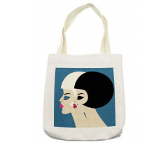 Bob Haircut Twin Ladies Tote Bag