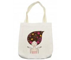 Anime Inspired Woman Tote Bag