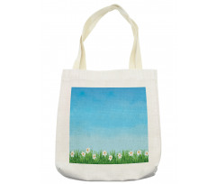 Blue Skies Blurred Background Tote Bag