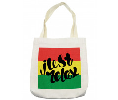 Rastafarian Design Message Tote Bag