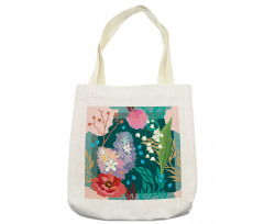 Hydrangea and Bell Flowers Tote Bag