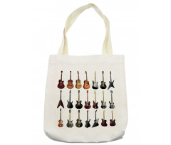 Guitars Rock and Jazz Tote Bag