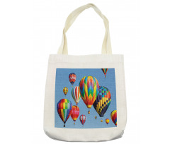 Colorful Air Travel Tote Bag