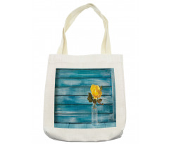 Blooming Yellow Rose in a Jar Tote Bag