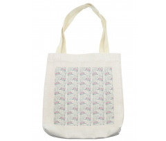 Pinky Alstroemeria Flowers Tote Bag