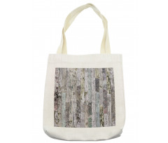 Pastel Oak Timber Boards Tote Bag