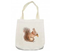 Watercolor Rodent Animal Tote Bag