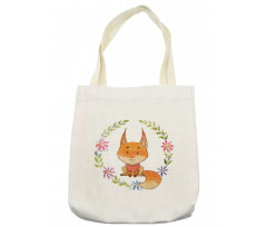 Forest Friend Floral Tote Bag