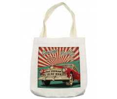 Retro American Classical Car Tote Bag