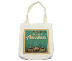 Grand Prix Texas Racing Car Tote Bag